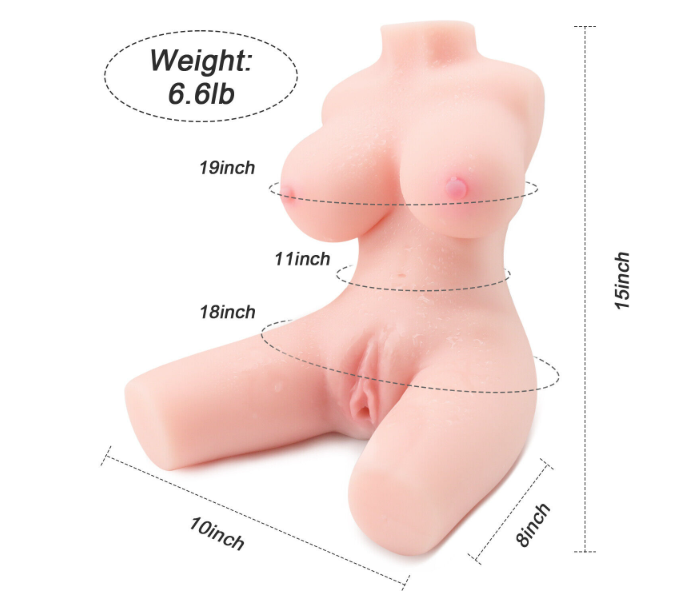 3D Realistic Sex Doll Male Masturbator Boobs Ass Pussy Adult Sex Toy For Men-SHIP to Germany, France, Italy, Spain, the Netherlands, Portugal, Poland, Sweden, Czech Republic, Hungary, Denmark, Belgium, Austria, Slovakia, Slovenia, Luxembourg