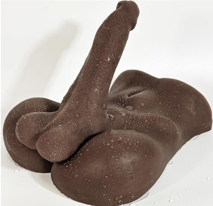 TPE Dildo Sex Black Doll Male Body Torso Adult Sex Toy Big Penis For W sexdollfamily TPE Dildo Sex Black Doll Male Body Torso Adult Sex Toy Big Penis For W sexdollfamily