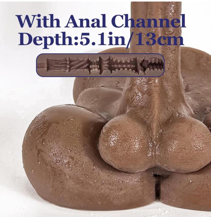 TPE Dildo Sex Black Doll Male Body Torso Adult Sex Toy Big Penis For Women GAy--Germany, France, Italy, Spain, the Netherlands, Portugal, Poland, Sweden, Czech Republic, Hungary, Denmark, Belgium, Austria, Slovakia, Slovenia, Luxembourg