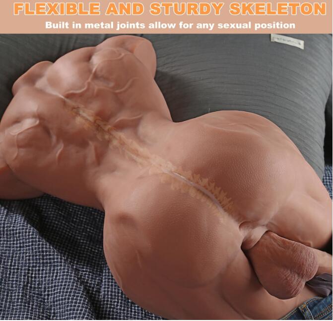 36LB Sex Doll Torso Adult Love Sex Toy TPE Big Male Body Penis Ass for Women Gay-
