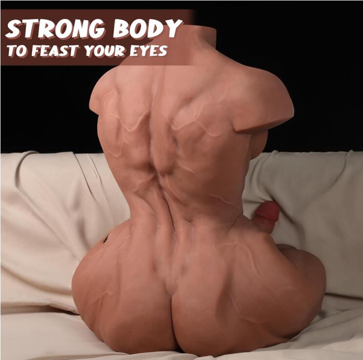 36LB Gay Sexpuppe Männlicher Körper Torso Erwachsene Liebe Sexspielzeug TPE Großer Penis Arsch für Frauen
