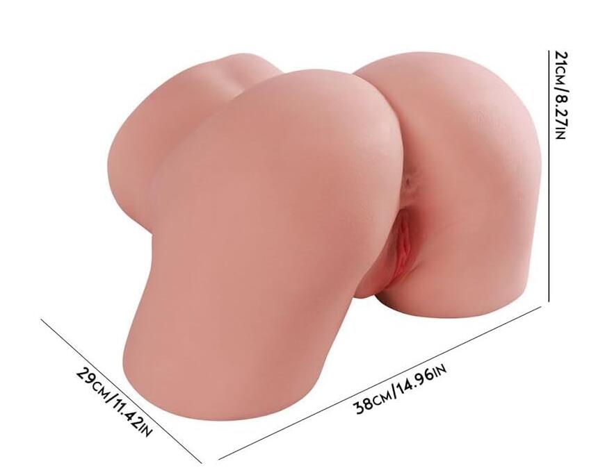 9KG Sex Doll Big Ass Male Masturbator Sex Toys - Life Size Sex Dolls Male Sex Toy Fake Pocket Pussy with Vagina Anal Toys, Adult Toys for Men Couples, TPE Sex Doll, Flesh