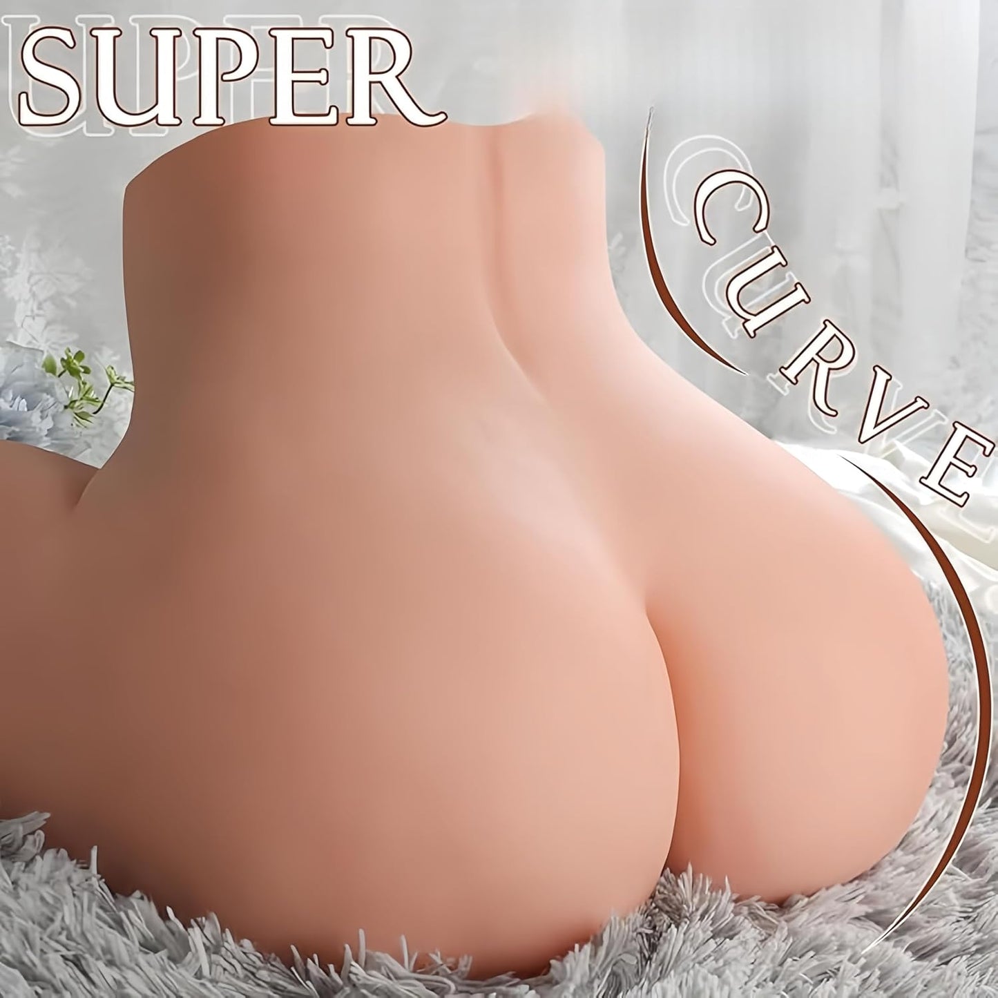 Sex Doll Mastrubrator für Manner TPE Sex Spielzeug für die Männer mit 3D Struktur, Masturbatoren für Solo Anwendung, Weich und Elastisch Sex Toys, Wiederverwendbar, Leicht zu reinigen, Diskrete Verpackung