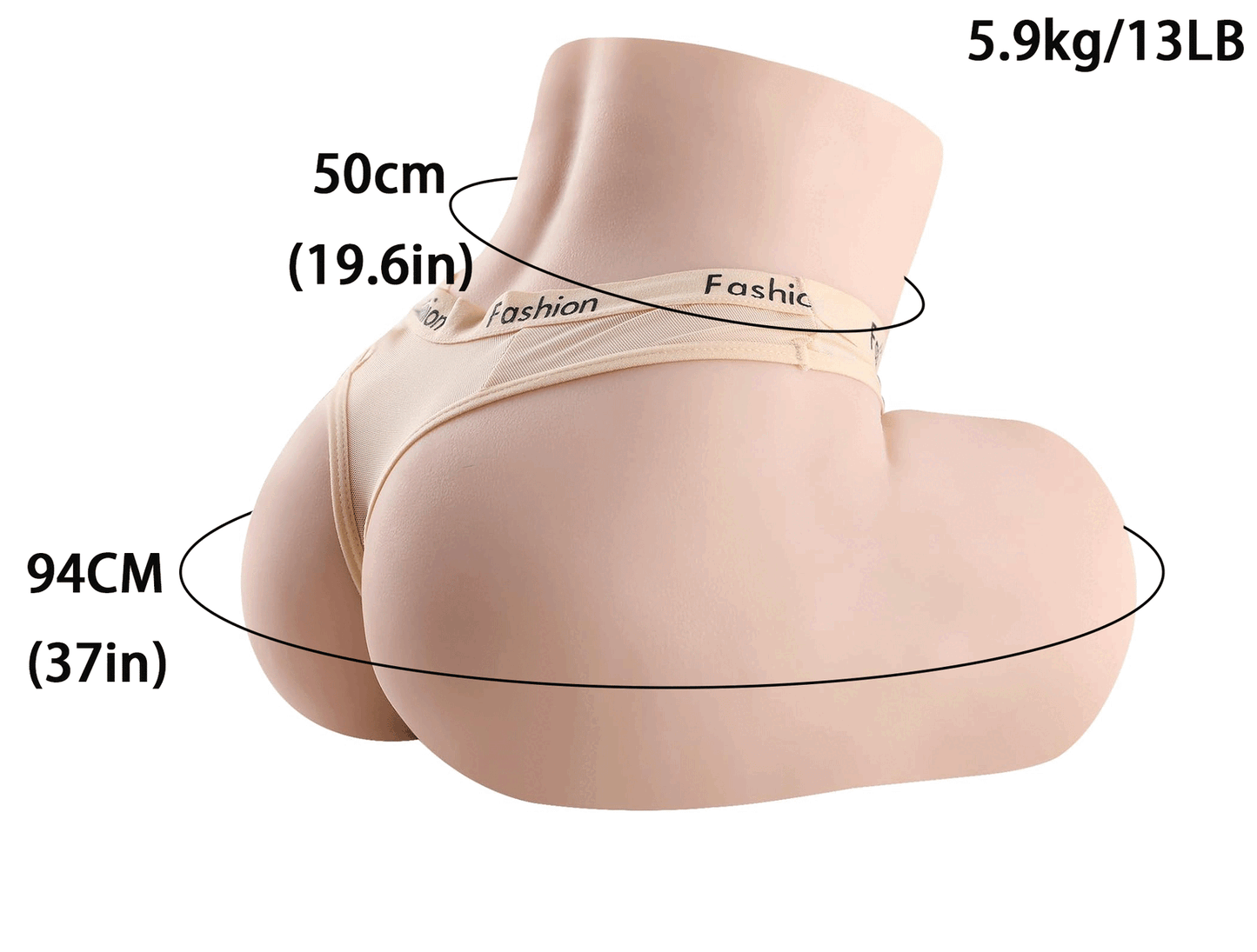 1:1 Life Ass Size Doll Realistic Big Ass Fake Pussy Sex Toy Male Masturbator