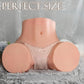 Sex Doll Mastrubrator für Manner TPE Sex Spielzeug für die Männer mit 3D Struktur, Masturbatoren für Solo Anwendung, Weich und Elastisch Sex Toys, Wiederverwendbar, Leicht zu reinigen, Diskrete Verpackung 