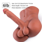 Enorme consolador realista, muñeca sexual masculina con torso, juguetes sexys para adultos, pene grande para mujeres.