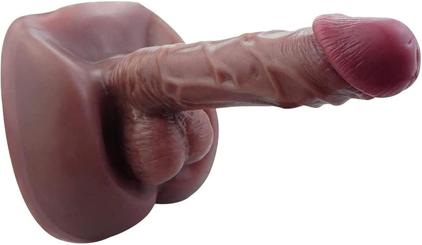 Analdildo, Realistischer Männlicher Großer Penis, Echtes GefüHl, Lebensechter Hintern, Lebensechte Hoden, MäNnertorso Mit Dildo, Arsch, Sexpuppe, Masturbierende Liebespuppe 