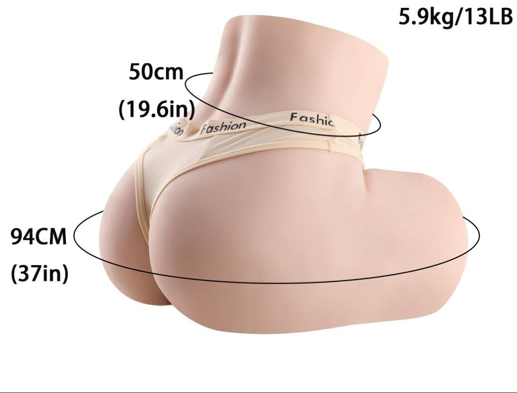 13lbs Big Ass Butt Realistic Life Size Male Sex TPE Doll Huge Love Toy for Men