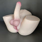 Transsexuelle Sex puppen mit Dildo Sex Doll Torso Sexpuppe mit realistischem, flexiblem Penis und enger Vagina/Anus, Unisex Masturbationspuppe für Frauen, Männer und Schwule, Erwachsenen spielzeug, 5.5LB