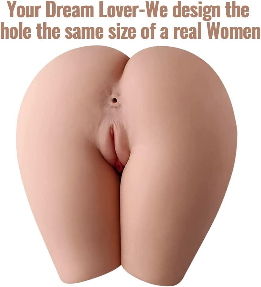 14 Pfund realistische, lebensechte 3D-Silikon-Sexpuppe in Form eines Gesäßes – realistische Erwachsenen-Sexspielzeuge für Männer.