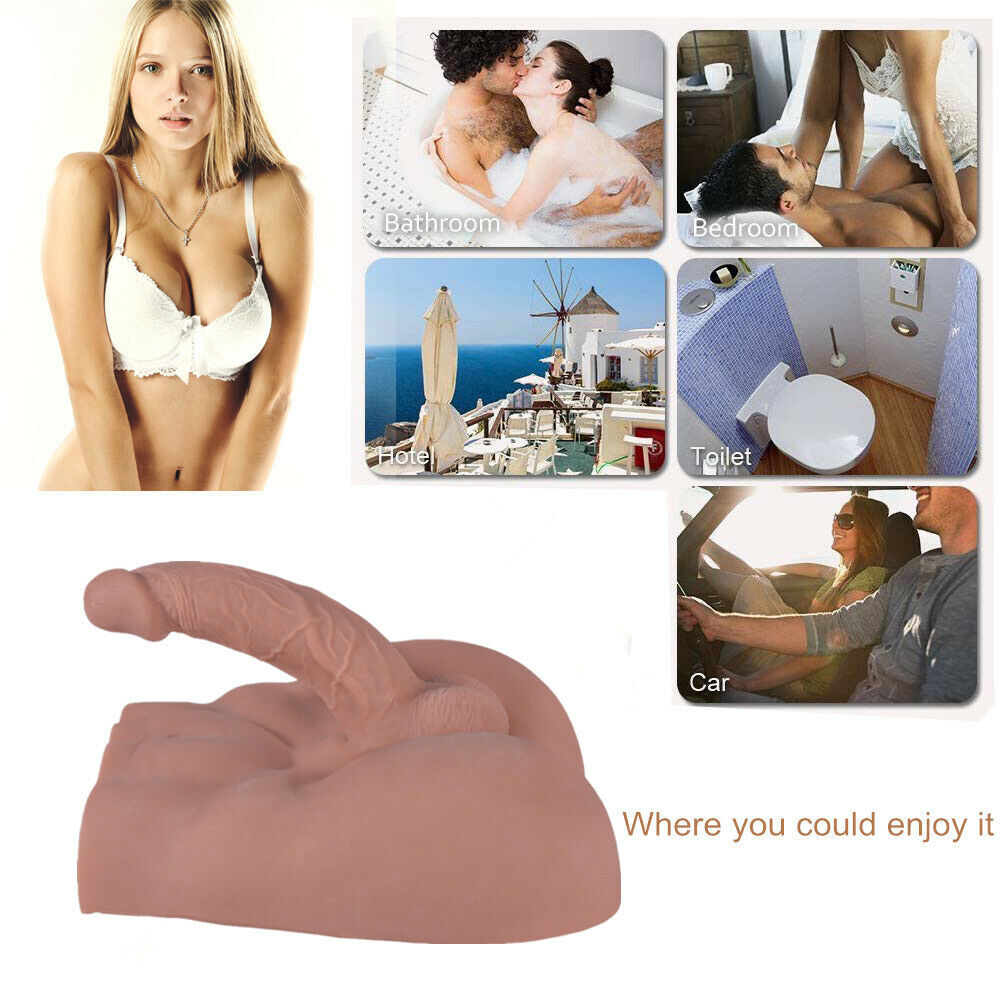 Huge Lifelike Dildo Sex  Doll Male Body Torso Adult Sex Toy Big Penis For women