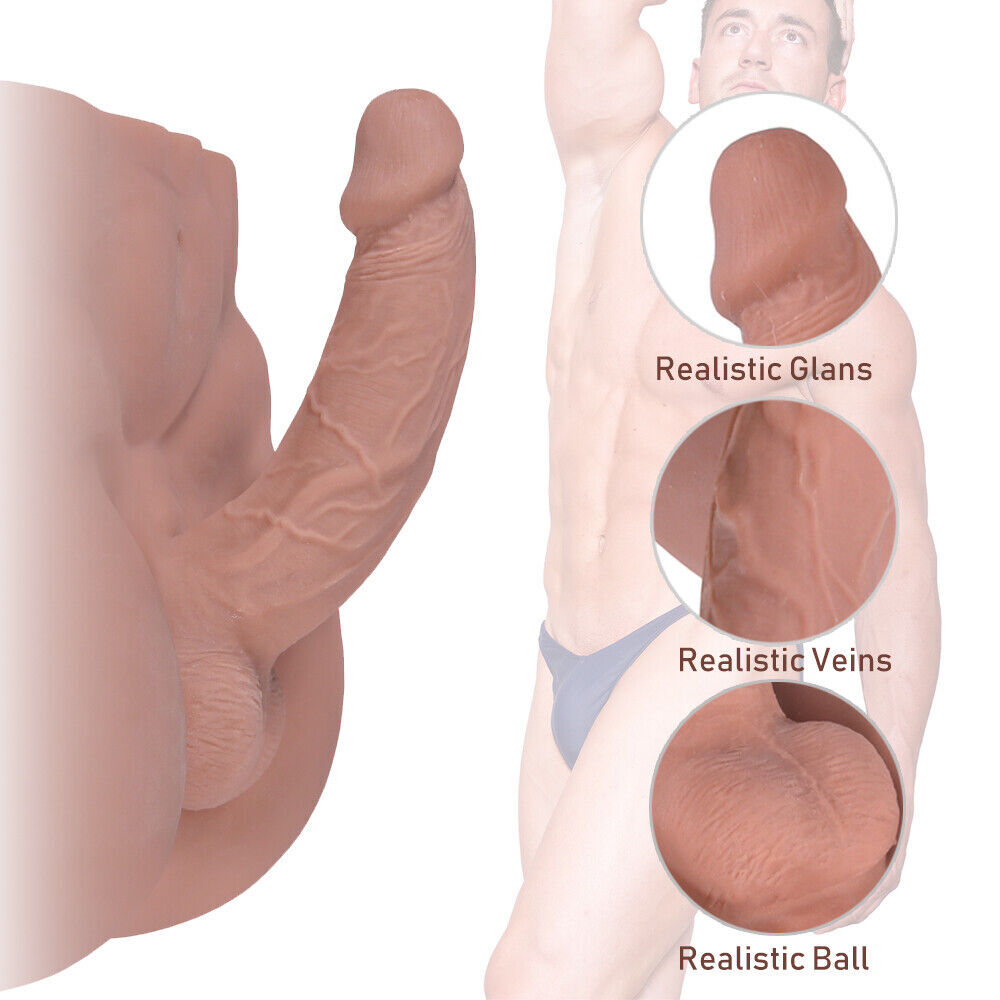 Huge Lifelike Dildo Sex  Doll Male Body Torso Adult Sex Toy Big Penis For women