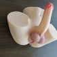 Transsexuelle Sex puppen mit Dildo Sex Doll Torso Sexpuppe mit realistischem, flexiblem Penis und enger Vagina/Anus, Unisex Masturbationspuppe für Frauen, Männer und Schwule, Erwachsenen spielzeug, 5.5LB