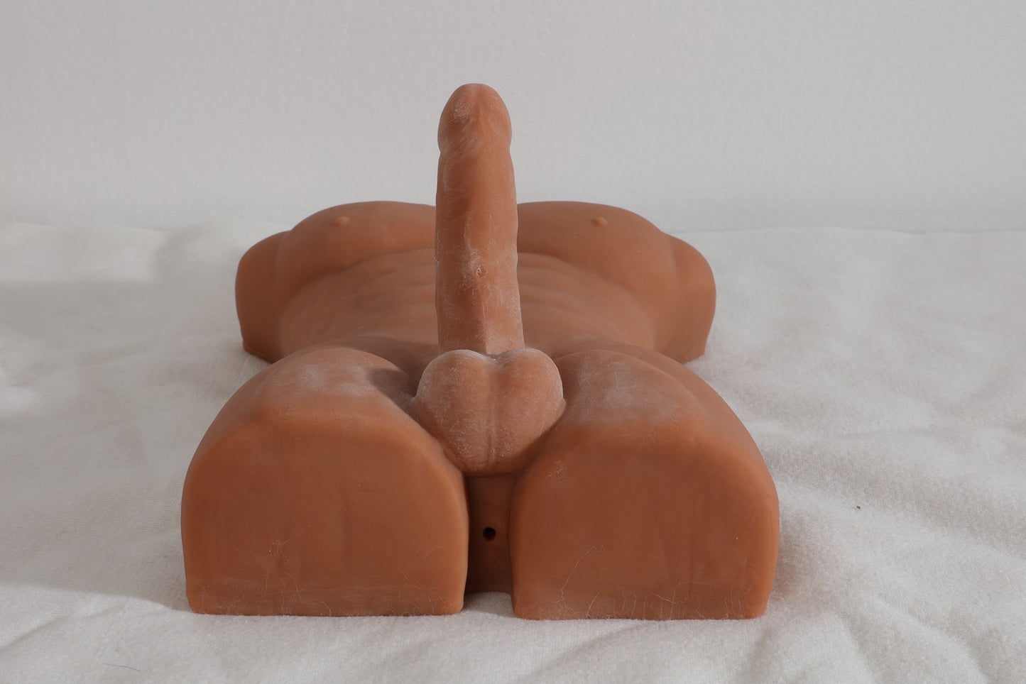 5kg Sex Dildo TPE-Puppe Männlicher Körper Torso Erwachsene Liebe Spielzeuge Penis Frauen Gay-TAN-Flacher Sockel