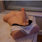 Halbkörper Sexpuppe, männlicher Torso aus TPE Sex spielzeug für Männer, Schwule und Frauen mit großem Penis