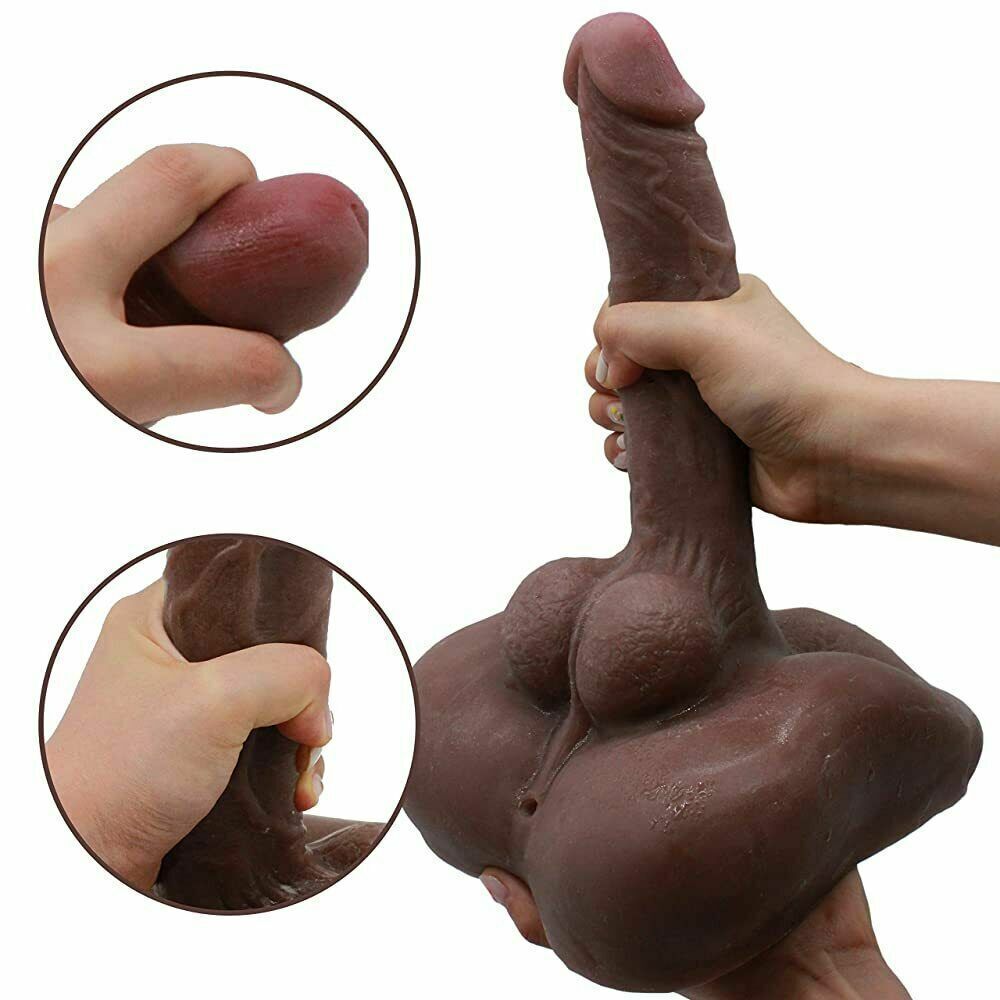 Riesiger, lebensechter Dildo, Sexpuppe, männlicher Oberkörper, Sexspielzeug für Erwachsene, großer Penis für Frauen