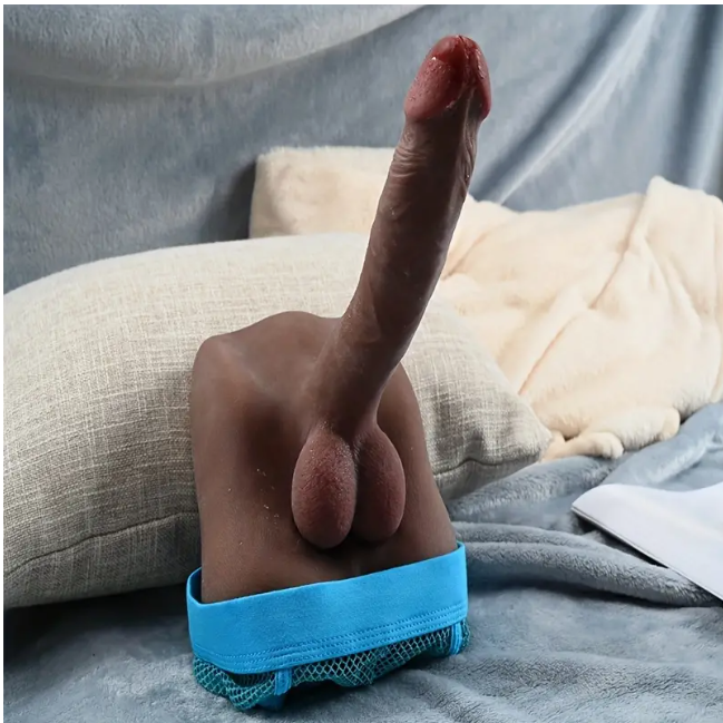 Riesiger, lebensechter Dildo, Sexpuppe, männlicher Oberkörper, Sexspielzeug für Erwachsene, großer Penis für Frauen