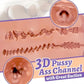 3D Sex Spielzeug für die Männer, Geschenk für ihn Masturbator Sex Toyset für Man, TPE Material Masturbieren für Männer, hochwertige Masturbatoren, leicht zu reinigen, diskrete Verpackung 