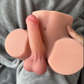 Muñeca sexual transexual realista con consolador, vagina, anal, culo, TPE, juguetes sexuales para adultos, mujeres, hombres, muñecas de tamaño pequeño, torso para parejas, masturbador de silicona para hombres y mujeres gays (2,5 kg) 