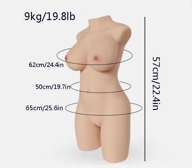 9 kg schwere, lebensgroße Sex-Puppe aus TPE, echtes Silikon, Liebespuppe in Ganzkörpergröße, Spielzeug für Männer – gebräunte Haut