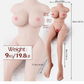 Muñeca sexual de silicona TPE de 9 kg, tamaño real, para adultos, envío a Europa.