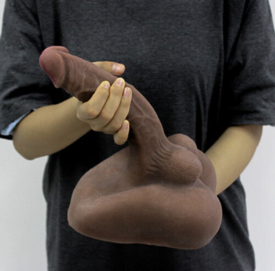 2 in 1 Large Masturbator and Dildo Masturbating, Realistic 3D Compact Tunnel and Big Plug Mastrubrator Extreme Pocket Pussy Sex Toy for Men Women Couples Gay Solo