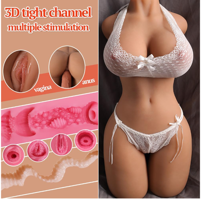 16,5 kg schwerer Masturbator für Männer zur Solo-Befriedigung, Taschenmuschi zur Selbstbefriedigung, Masturbator-Set für Männer 