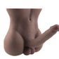 Sexpuppe Masturbator männlich Spielzeug Toy Model Real Doll Anal Penis Gay-Black Dildo