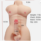 5 kg Lifelike Torso Male Sex Doll for Women with Flexible Dildo Realistic Sex Huge Cock 7.08inches, Sex Dildo Dolls for Women Masturbation, Unisex Masturbator Tight Anal Sex Toy for Men Gay Couple