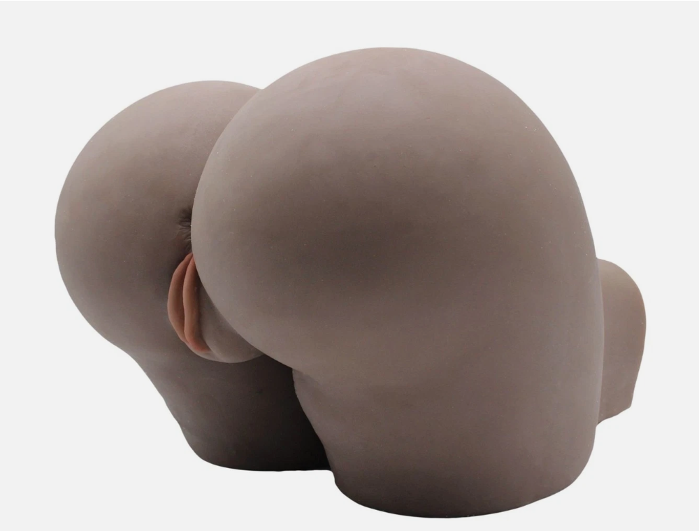 20LB Male Masturbator Sex Doll Pocket Pussies, Realistic Skin Texture Soft Female Big Ass & Pussy Adult Sex Toy with 2 Hole Deeper Vagina & Tight Anal, Torso Sex Dolls for Orgasm