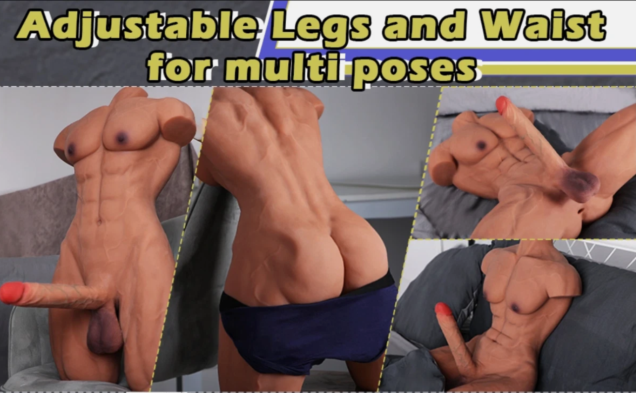 16kg Sex Doll Male Body Torso Adult Love Sex Toy TPE Big Penis Ass for Women Gay-Germany, France, Italy, Spain, the Netherlands, Portugal, Poland, Sweden, Czech Republic, Hungary, Denmark, Belgium, Austria, Slovakia, Slovenia, Luxembourg