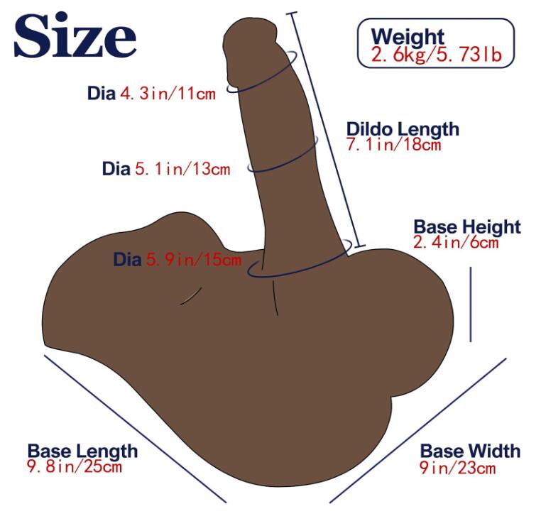 TPE Dildo Sex Black Doll Male Body Torso Adult Sex Toy Big Penis For Women GAy--Germany, France, Italy, Spain, the Netherlands, Portugal, Poland, Sweden, Czech Republic, Hungary, Denmark, Belgium, Austria, Slovakia, Slovenia, Luxembourg