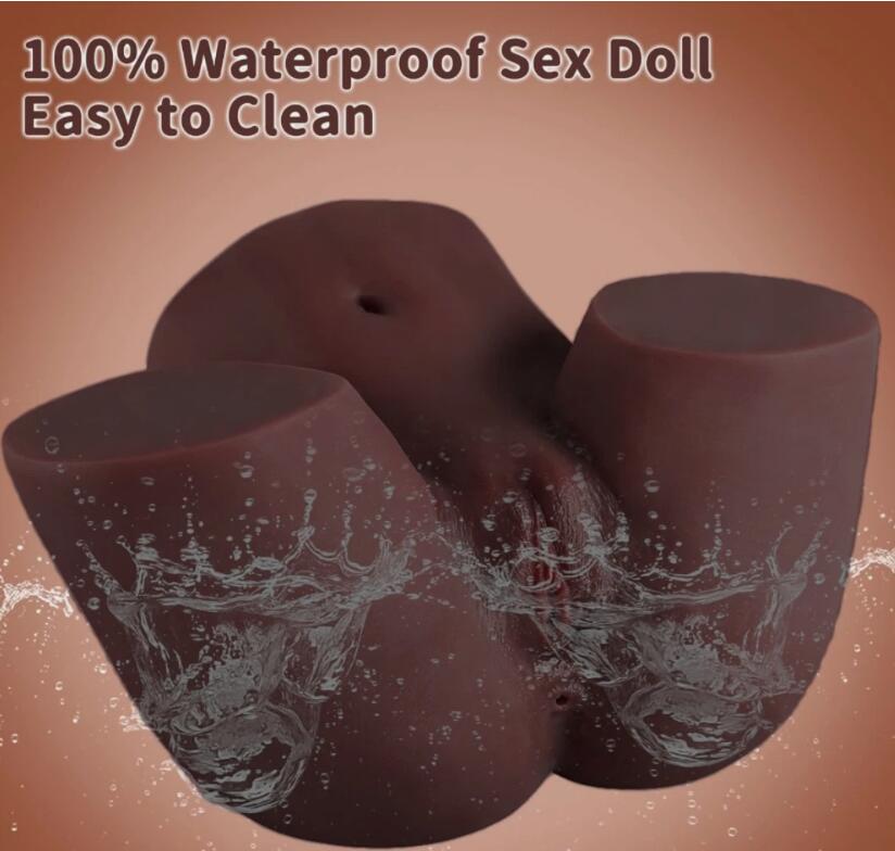 9kg Life Size Sex Doll Big Ass Male Masturbator Fake Pussy, Soft Female Sex Doll Big Butt Realistic Pussy Ass Male Stroker with 2 Hole Deeper Vagina & Tight Anal, Adult Sex Toy for Men Masturbation
