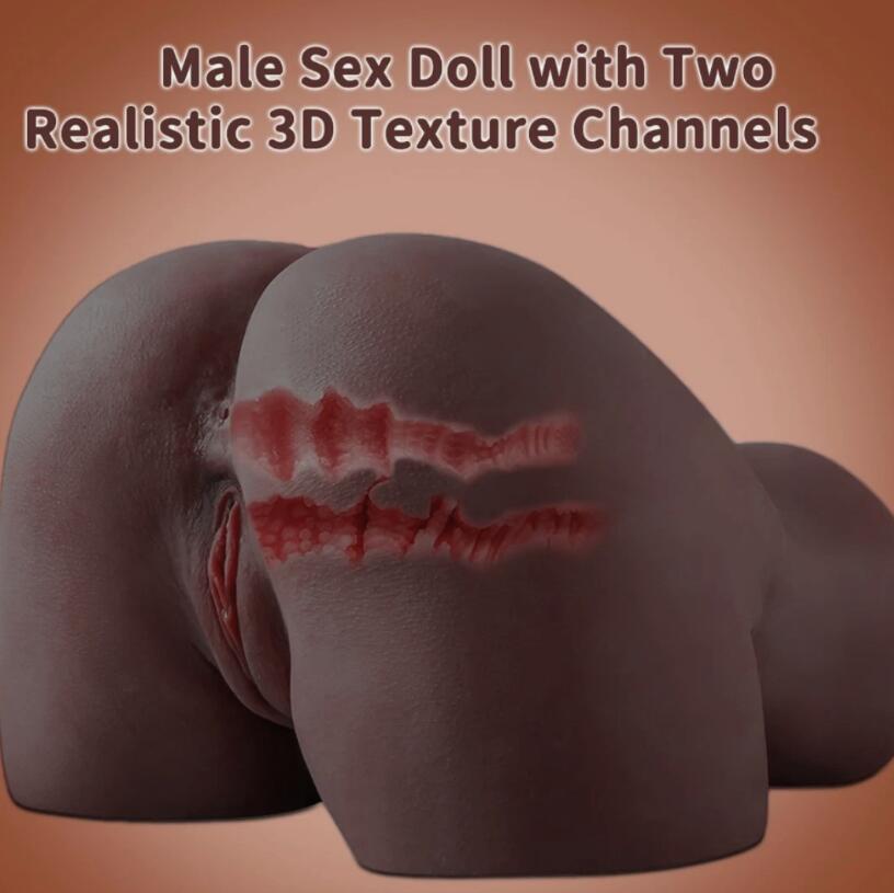 9kg Life Size Sex Doll Big Ass Male Masturbator Fake Pussy, Soft Female Sex Doll Big Butt Realistic Pussy Ass Male Stroker with 2 Hole Deeper Vagina & Tight Anal, Adult Sex Toy for Men Masturbation