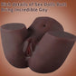 9kg Life Size Sex Doll Big Ass Male Masturbator Fake Pussy, Soft Female Sex Doll Big Butt Realistic Pussy Ass Male Stroker with 2 Hole Deeper Vagina & Tight Anal, Adult Sex Toy for Men Masturbation