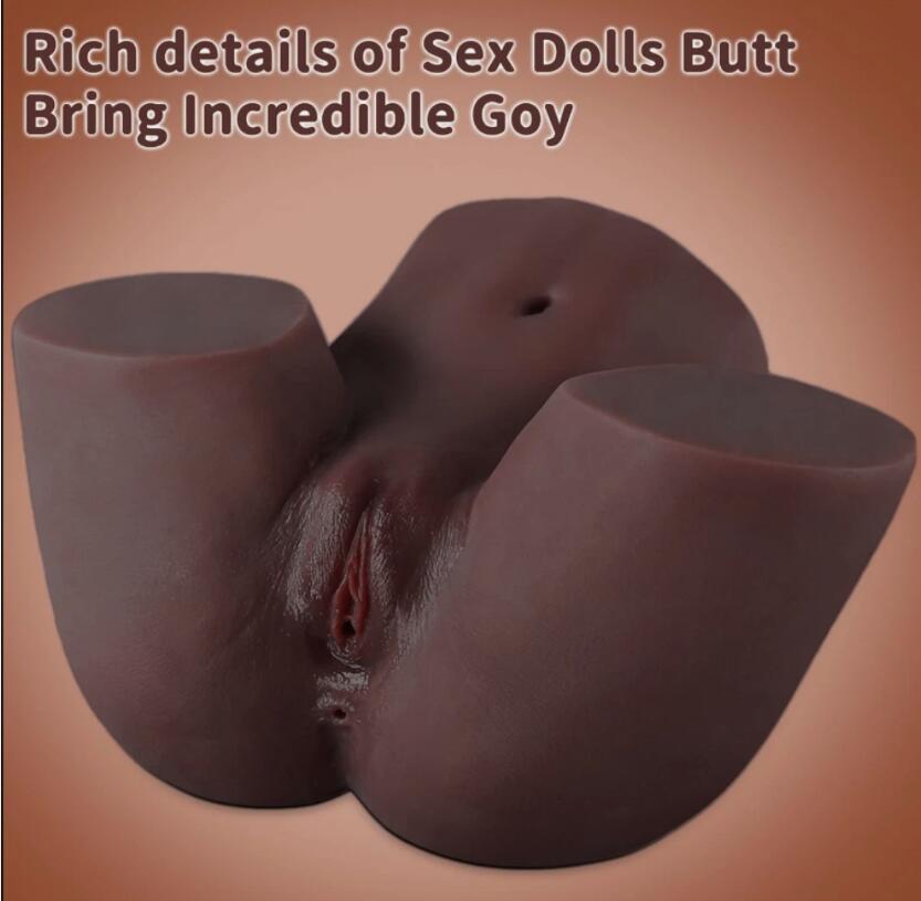 9kg Life Size Sex Doll Big Ass Male Masturbator Fake Pussy, Soft Female Sex Doll Big Butt Realistic Pussy Ass Male Stroker with 2 Hole Deeper Vagina & Tight Anal, Adult Sex Toy for Men Masturbation