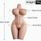 17kg Life Size Sex Doll with Flexible Torso, Ultra-Realistic Sex Dolls with Full Size Real Skin Texture, 3 in 1 Big Breasts Hot Butt Pussy Ass Hole Sex, Adult Sex Toys for Men Orgasms