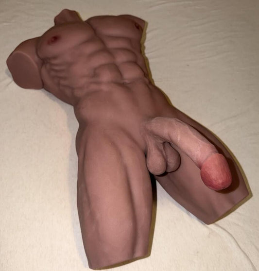 Sex-28lb-Doll Torso Adult Love Sex Toy TPE Big Male Body Penis Ass for Women Gay-usa