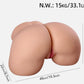 15KG BBW Lifesize Fat Butt Sex Dolls for Men Adult Toys,Tivino Torso Sex Doll Masturbator Male Sex Toy with Deeper Thicker Vagina & Tight Anal, Pocket Pussies Ass Stroker with Storage bag Drying Stick