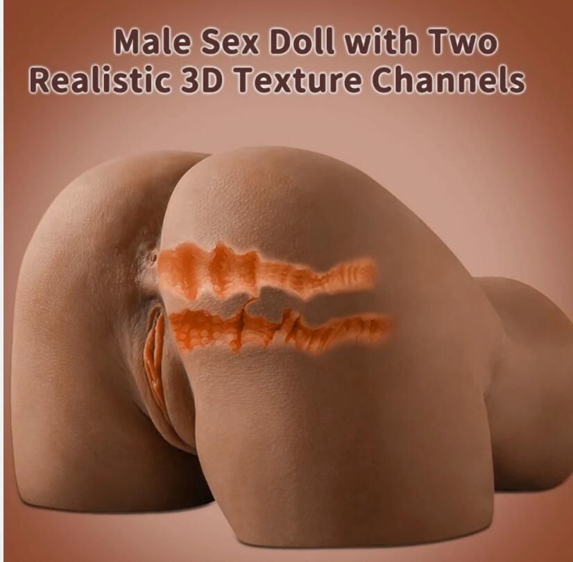 Pussy - Anal-Sexspielzeug für Männer, große Ass, männlicher Masturbator, lebensgroße Sex-TPE-Puppe – 9 kg