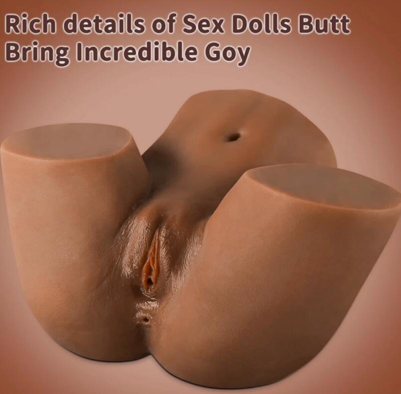 Pussy - Anal-Sexspielzeug für Männer, große Ass, männlicher Masturbator, lebensgroße Sex-TPE-Puppe – 9 kg