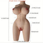 Lifelike Female Sex Doll Adult Toys for Men,Realistic Male Sex Toys for Men with Huge Breasts & Plump Hips, Dual-Channel Male Masturbator Includes Drying Stick