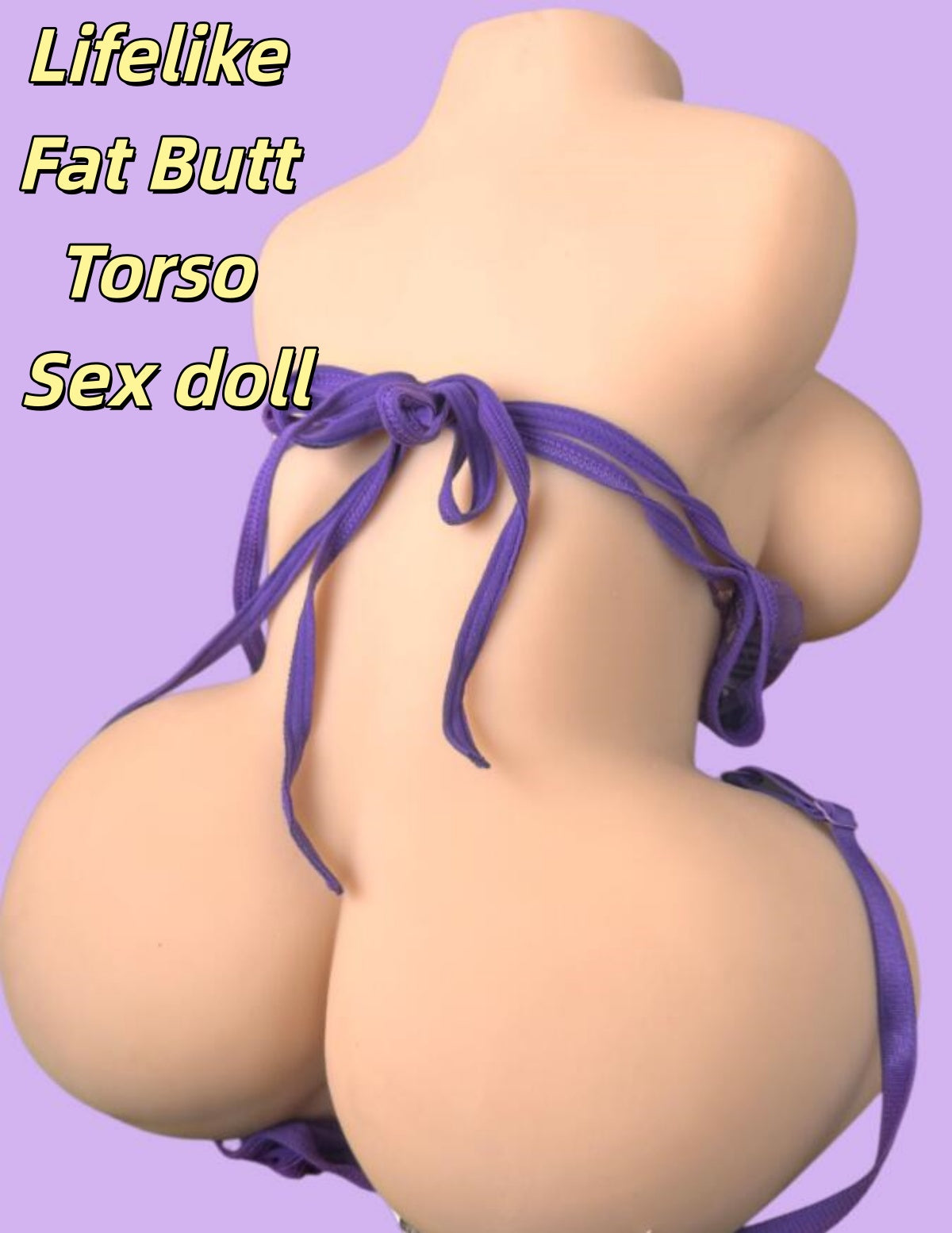 14 LB Sex Doll Lifelike Male Masturbator, Sex Toys for Men-3 in 1 Torso Love Dolls Torso with Big Breasts & Fat Butt, Realistic Pocket Pussy Vagina & Anal Channels, Adult Toys & Games-Flesh