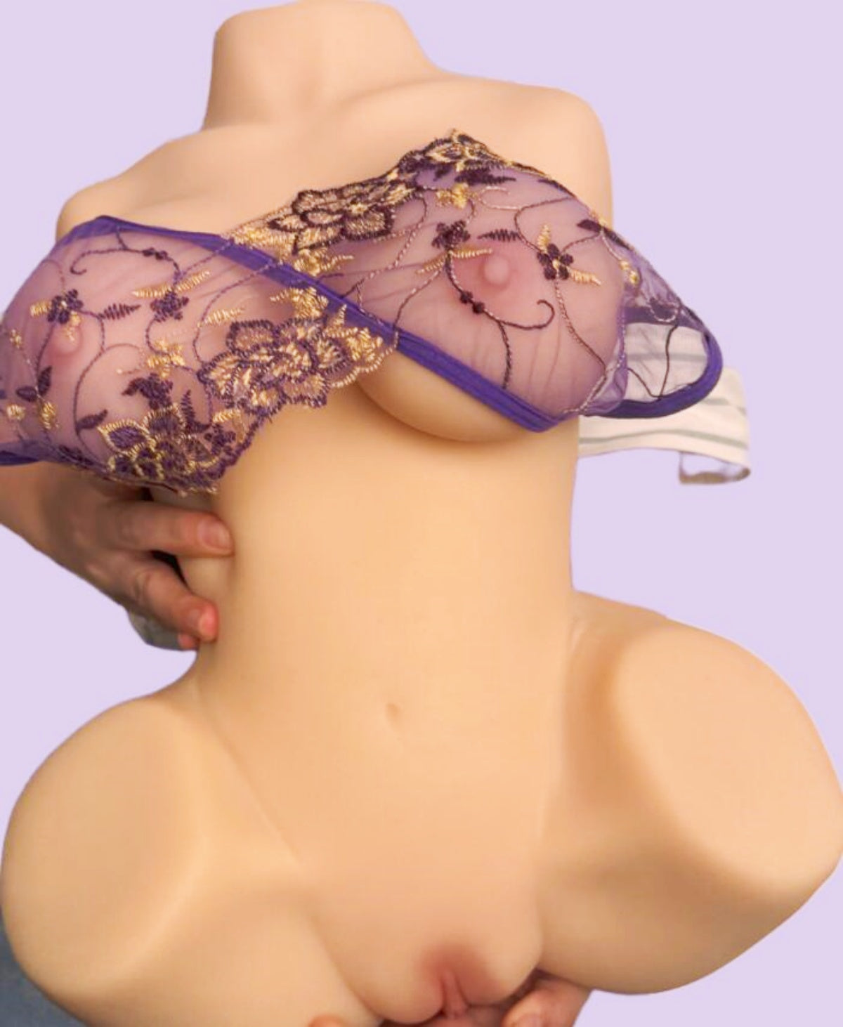 14 LB Sex Doll Lifelike Male Masturbator, Sex Toys for Men-3 in 1 Torso Love Dolls Torso with Big Breasts & Fat Butt, Realistic Pocket Pussy Vagina & Anal Channels, Adult Toys & Games-Flesh