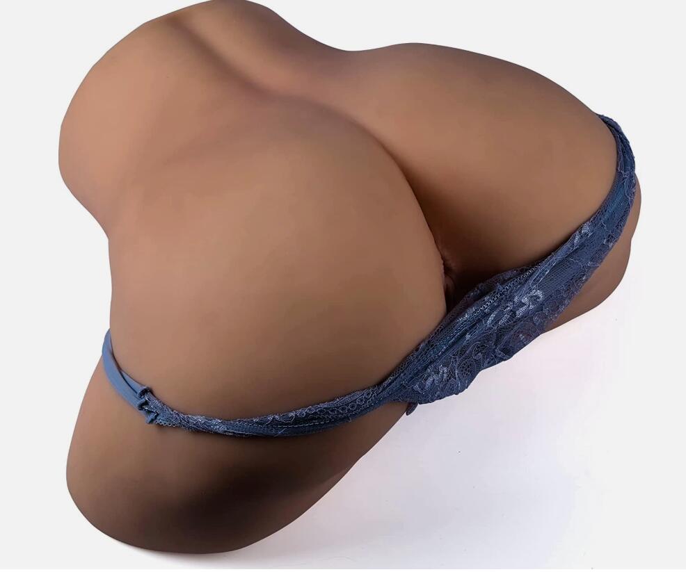 Sex Doll Pocket Pussies for Men Male Masturbator Realistic Adult Sex Toys for Men, Tan skin Stroker Ass 3D Soft Butt Light with Vagina and Anal Channel for Several Sex Positions (Wheat)