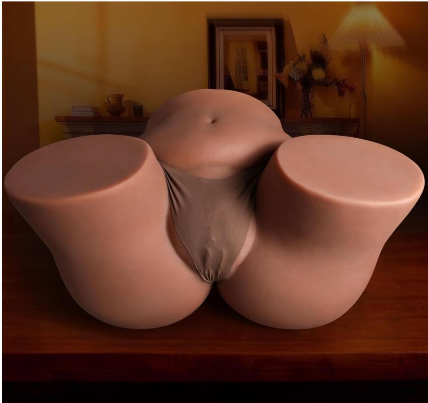 24 Kg  BBW Sex Doll Big Ass, Life Size Fat Butt Sex Dolls for Men with Deeper Thicker Vagina & Tight Anal, Realistic Female Torso Butt Doll Fake Pussy Big Booty Sex Toy