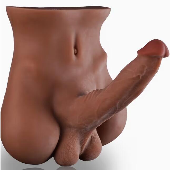 Male Sex Doll with Flexible Dildo, 2.8kg Realistic Sex Dolls with 5 Inch Huge Cock for Female Masturbation, Tight Anal for Gay Sex Toys, Adult Sex Toys Unisex Masturbator for Gay Couple Women