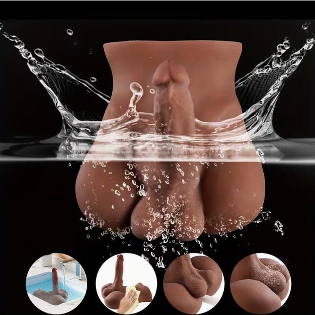 Male Sex Doll with Flexible Dildo, 2.8kg Realistic Sex Dolls with 5 Inch Huge Cock for Female Masturbation, Tight Anal for Gay Sex Toys, Adult Sex Toys Unisex Masturbator for Gay Couple Women