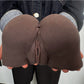 Sexpuppe Taschenmuschi für Männer, Realistischer Masturbator für Männer, große Po-Sexpuppe, künstliche Vagina, Anus und Mund, Masturbationshilfe mit Vaginal- und Analsex, künstlicher Po, hautfarbenes Sexspielzeug für Erwachsene