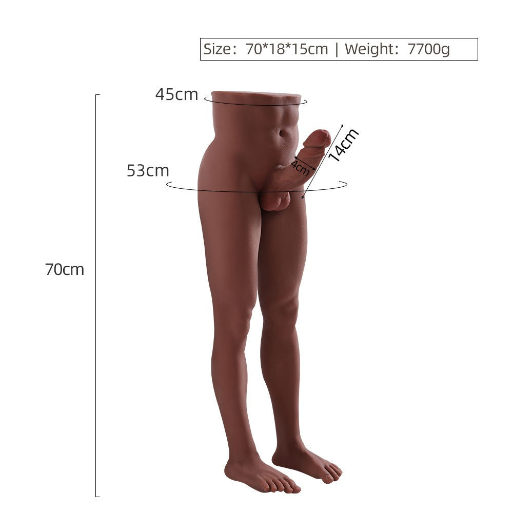 8 kg große Penis-Anus-Sex-Puppe in Lebensgröße, Silikon-Liebespuppe für Männer und Frauen – europäischer Lagerbestand 